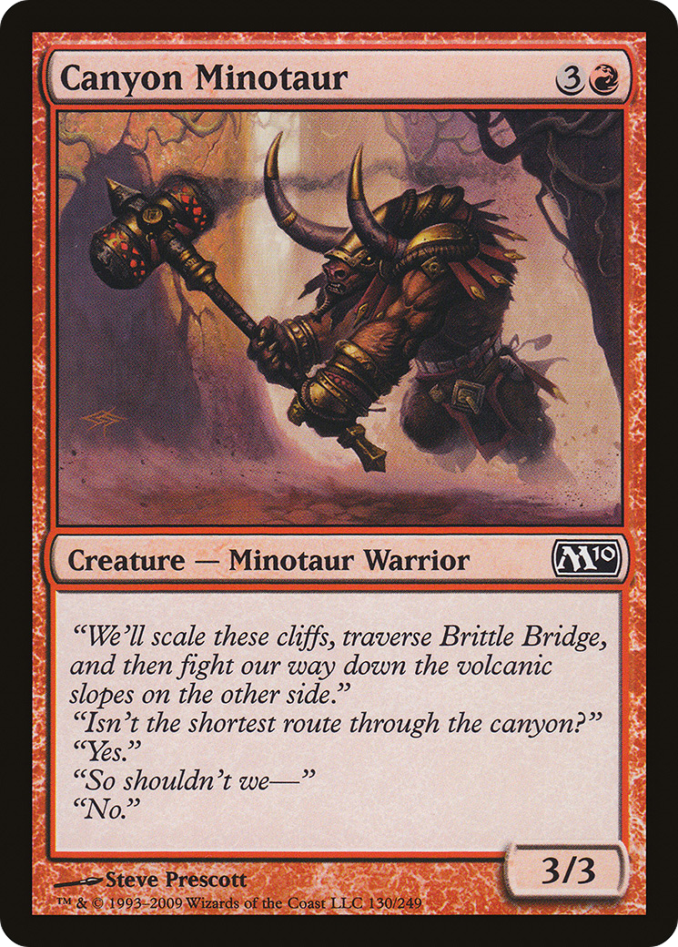Canyon Minotaur (M10-130) - Magic 2010 Foil