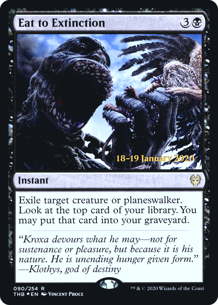 Eat to Extinction (PRE-090) - Theros Beyond Death Promos Foil