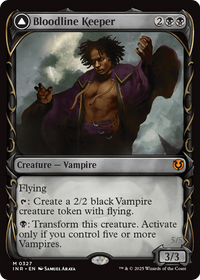 Bloodline Keeper (Showcase) (INR-327) - Innistrad Remastered: (Showcase) Foil