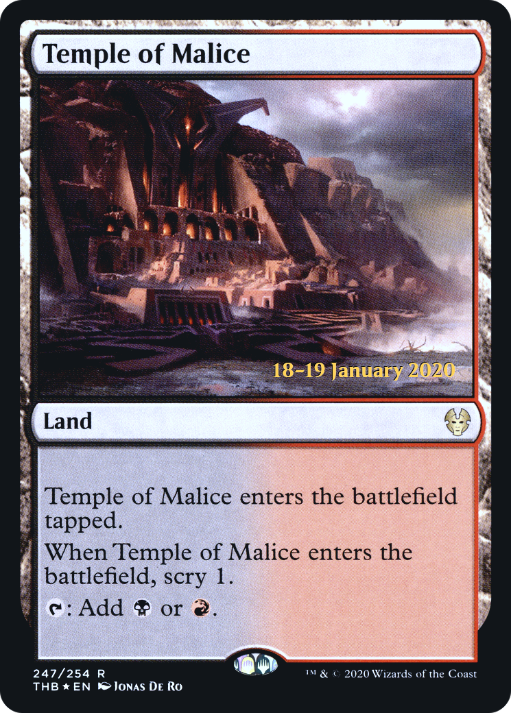 Temple of Malice (PRE-247) - Theros Beyond Death Promos Foil