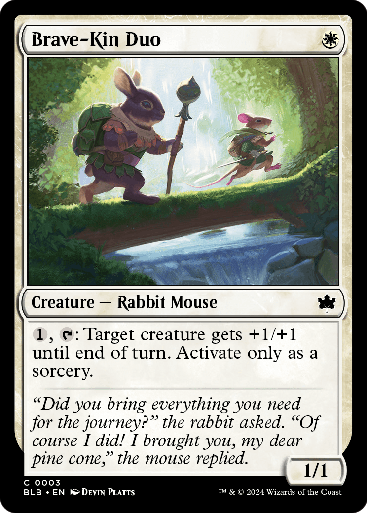 Brave-Kin Duo (BLB-003) - Bloomburrow