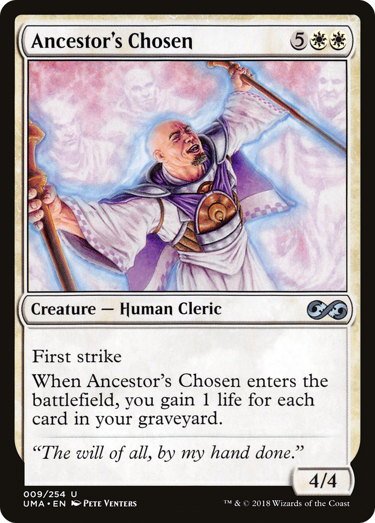 Ancestor's Chosen (UMA-009) - Ultimate Masters Foil
