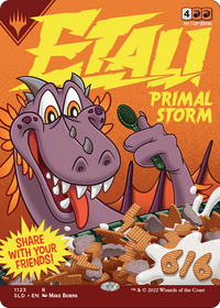 Etali, Primal Storm (SLD-1123) - Secret Lair Drop (Borderless) Foil