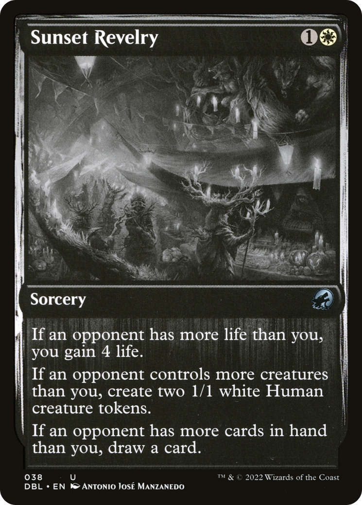 Sunset Revelry (DBL-038) - Innistrad: Double Feature Foil