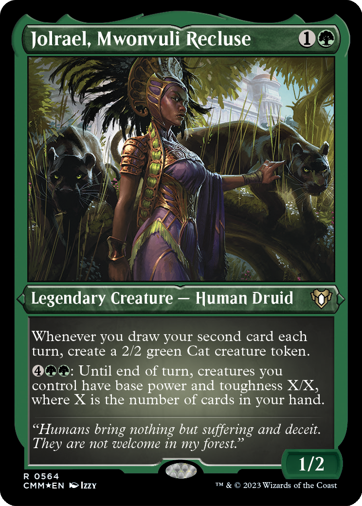 Jolrael, Mwonvuli Recluse (Foil Etched) (CMM-564) - Commander Masters Foil