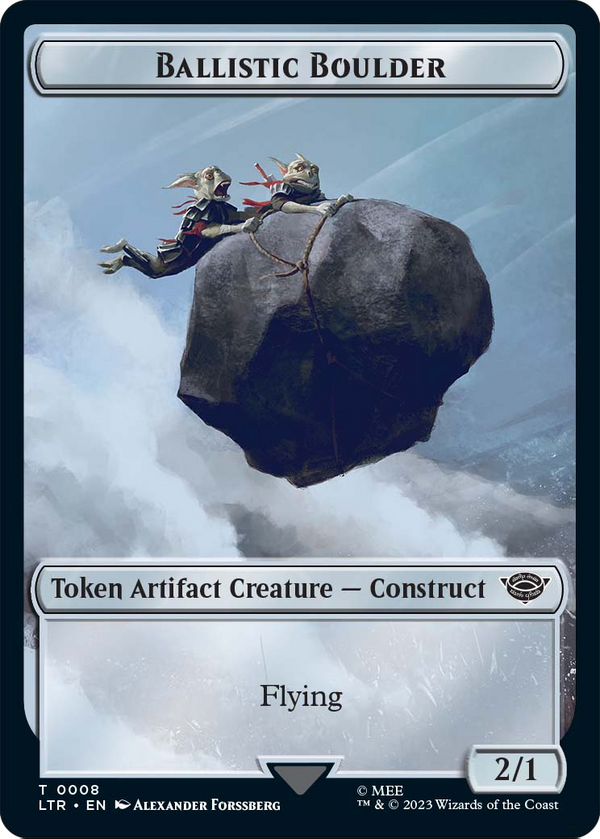 Ballistic Boulder (TLTR-008) - Tales of Middle-earth Tokens