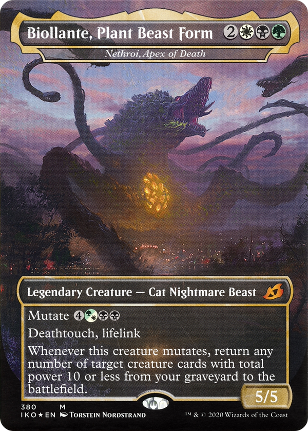 Biollante, Plant Beast Form - Nethroi, Apex of Death (IKO-380) - Ikoria: Lair of Behemoths / Biollante, Plant Beast Form (Borderless)