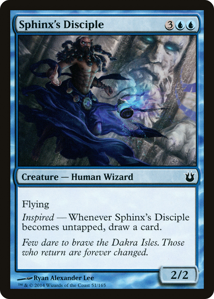 Sphinx's Disciple (BNG-051) - Born of the Gods Foil