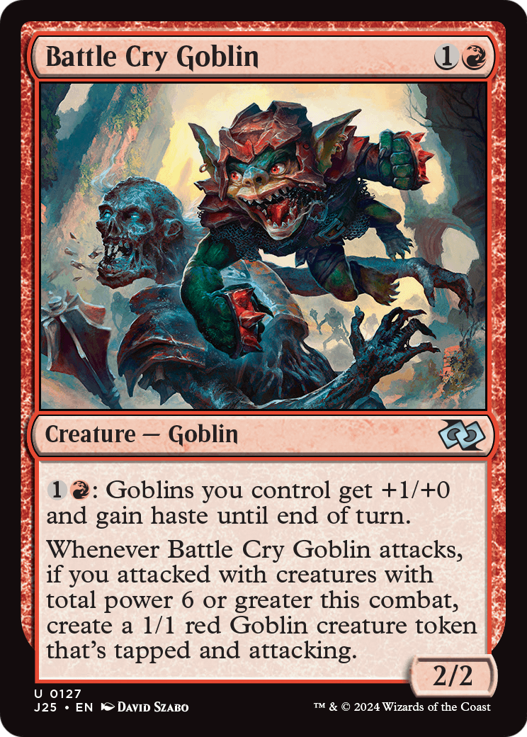 Battle Cry Goblin (J25-127) - Foundations Jumpstart
