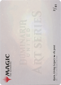 Karn, Living Legacy // Karn, Living Legacy (ADMU-002) - Dominaria United Art Series (Borderless)
