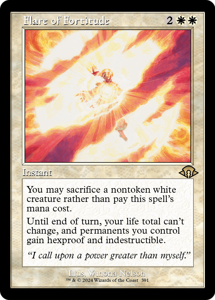Flare of Fortitude (Retro Frame) (MH3-391) - Modern Horizons 3