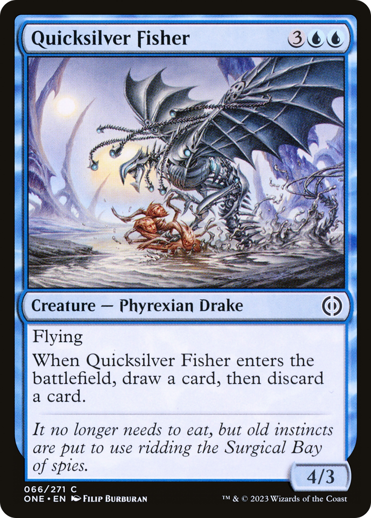 Quicksilver Fisher (ONE-066) - Phyrexia: All Will Be One Foil