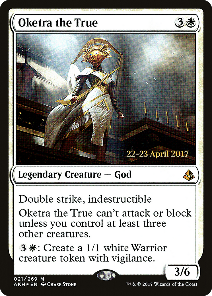 Oketra the True (PRE-021) - Amonkhet Promos Foil