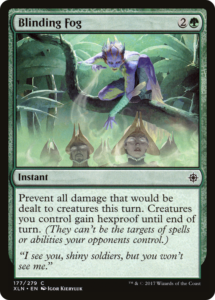 Blinding Fog (XLN-177) - Ixalan Foil