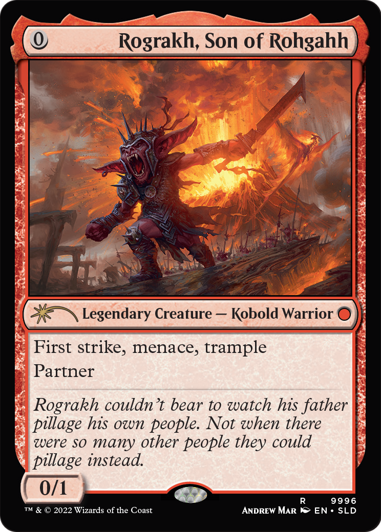 Rograkh, Son of Rohgahh (SLD-9996) - Secret Lair Drop Foil