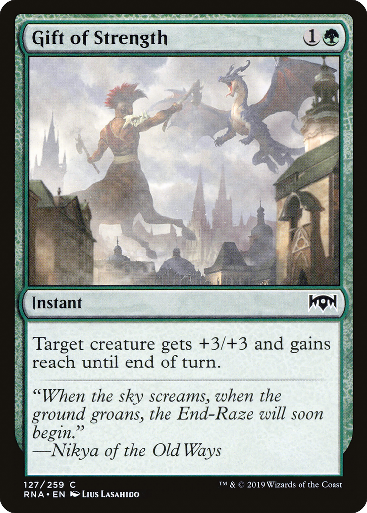 Gift of Strength (RNA-127) - Ravnica Allegiance