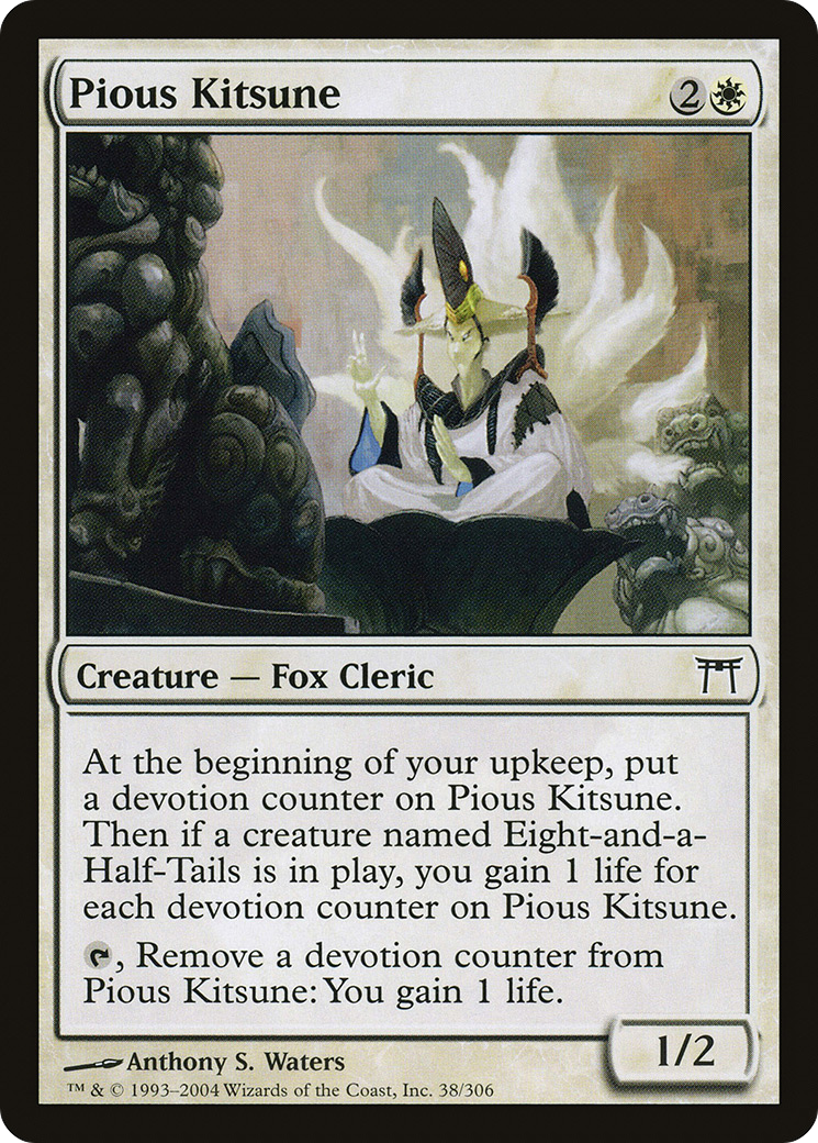 Pious Kitsune (CHK-038) - Champions of Kamigawa