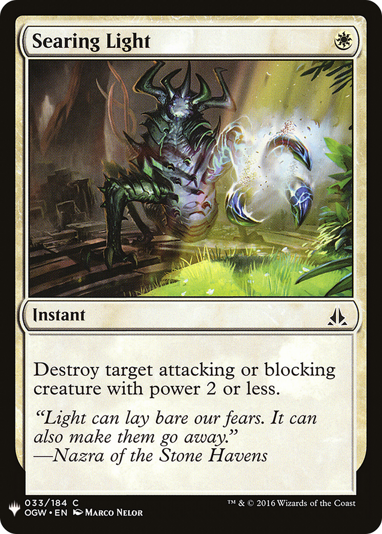 Searing Light (LIST-033) - The List