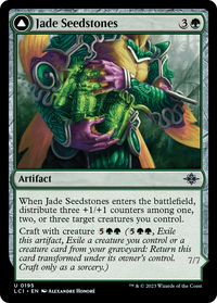 Jade Seedstones (LCI-195) - The Lost Caverns of Ixalan Foil