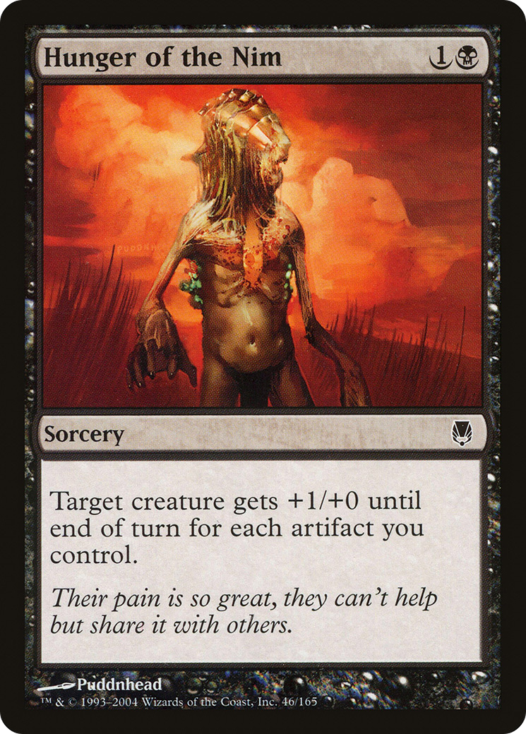 Hunger of the Nim (DST-046) - Darksteel Foil