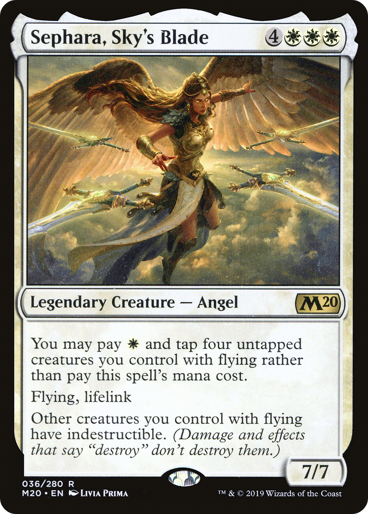 Sephara, Sky's Blade (M20-036) - Core Set 2020
