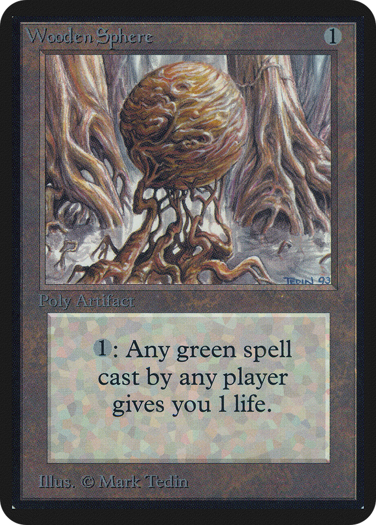 Wooden Sphere (LEA-) - Limited Edition Alpha