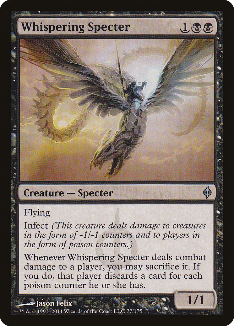 Whispering Specter (NPH-077) - New Phyrexia Foil