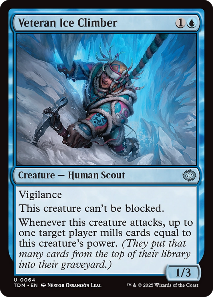Veteran Ice Climber (TDM-064) - Tarkir: Dragonstorm Foil