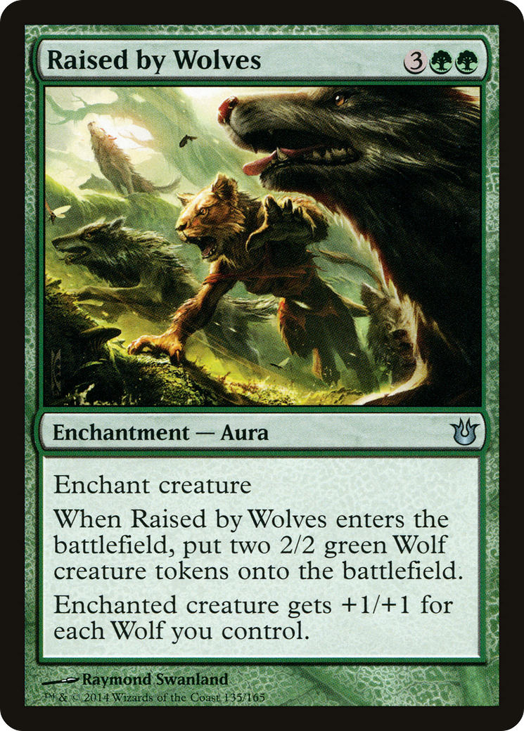 Raised by Wolves (BNG-135) - Born of the Gods Foil