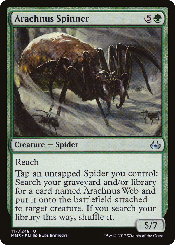 Arachnus Spinner (MM3-117) - Modern Masters 2017