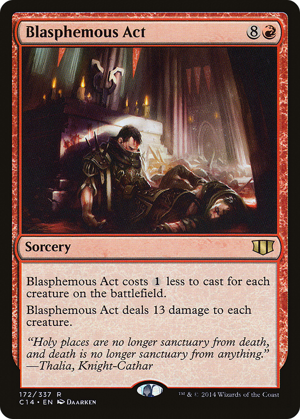 Blasphemous Act (C14-172) - Commander 2014