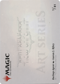 Backup Agent // Backup Agent (ASNC-001) - New Capenna Art Series (Borderless) Foil