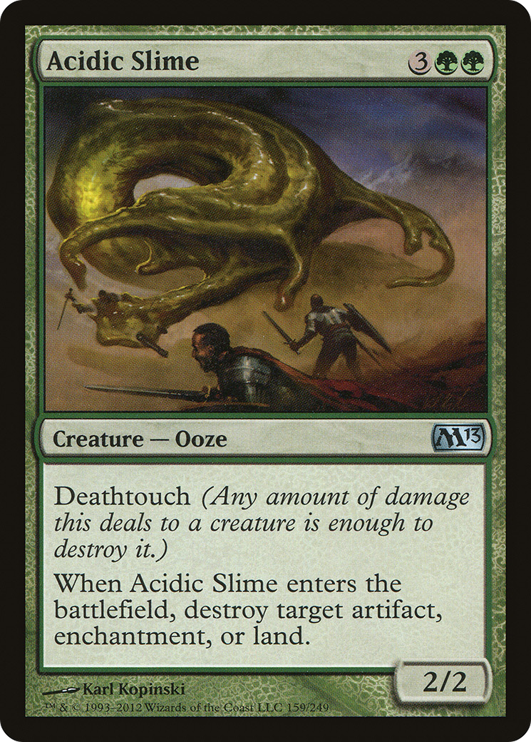 Acidic Slime (M13-159) - Magic 2013 Foil