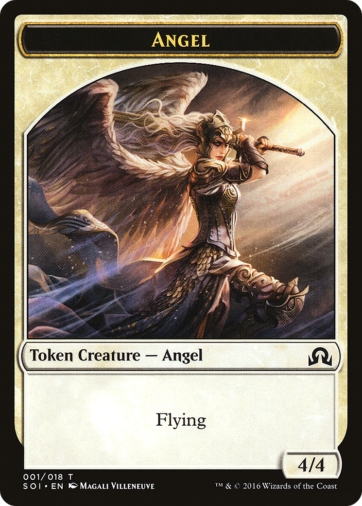 Angel Token (SOI-001) - Shadows over Innistrad Tokens