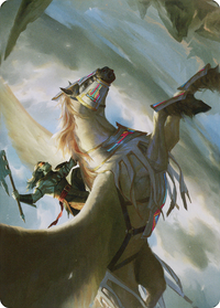 Cleaving Skyrider // Cleaving Skyrider (ADMU-005) - Dominaria United Art Series (Borderless)