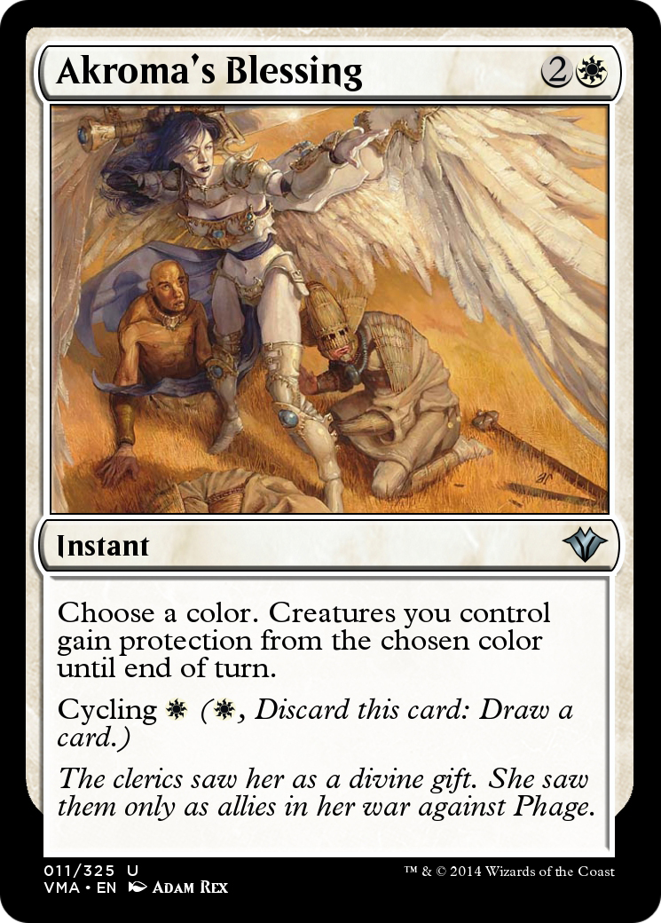 Akroma's Blessing (VMA-011) - Vintage Masters Foil