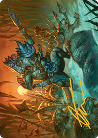 Persistent Marshstalker // Persistent Marshstalker (ABLB-014) - Bloomburrow Art Series (Borderless)