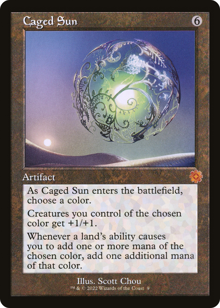 Caged Sun (BRR-009) - The Brothers' War Retro Artifacts Foil