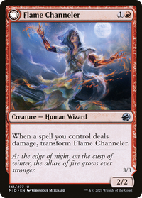 Flame Channeler (MID-141) - Innistrad: Midnight Hunt: (Double Faced Transform)