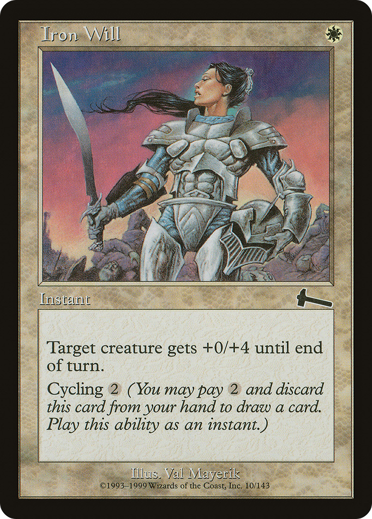 Iron Will (ULG-010) - Urza's Legacy Foil