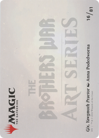 Gix, Yawgmoth Praetor // Gix, Yawgmoth Praetor (ABRO-016) - The Brothers' War Art Series (Borderless)