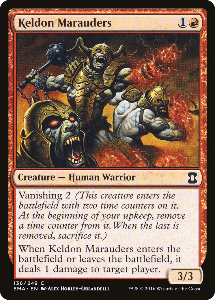 Keldon Marauders (EMA-136) - Eternal Masters Foil