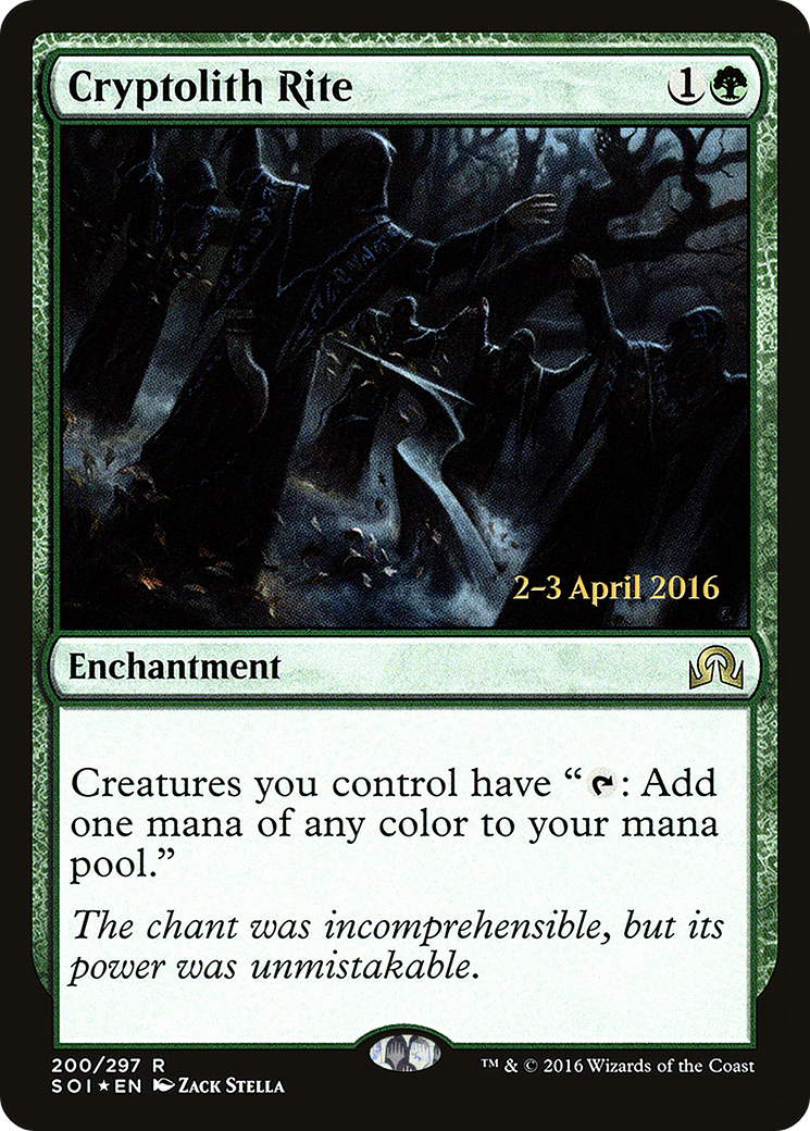 Cryptolith Rite (PRE-200) - Shadows over Innistrad Promos Foil