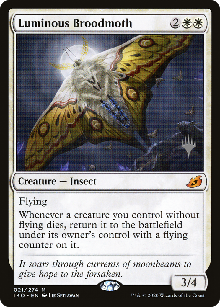 Luminous Broodmoth (PPIKO-021) - Ikoria: Lair of Behemoths Promos