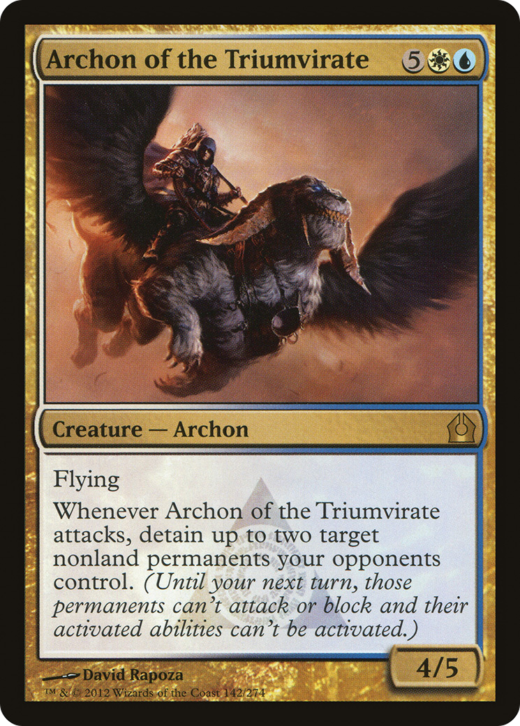 Archon of the Triumvirate (RTR-142) - Return to Ravnica Foil
