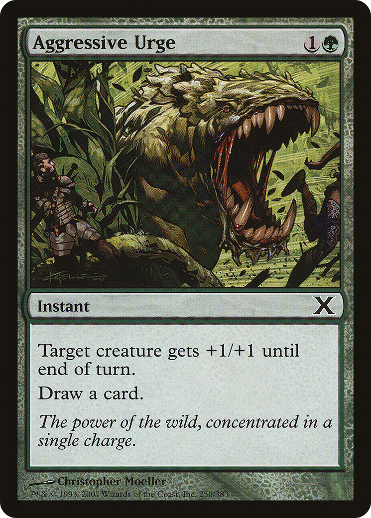 Aggressive Urge (10E-250) - Tenth Edition Foil