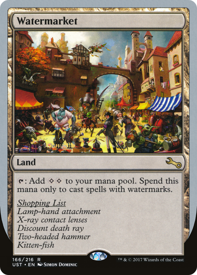 Watermarket (UST-166) - Unstable
