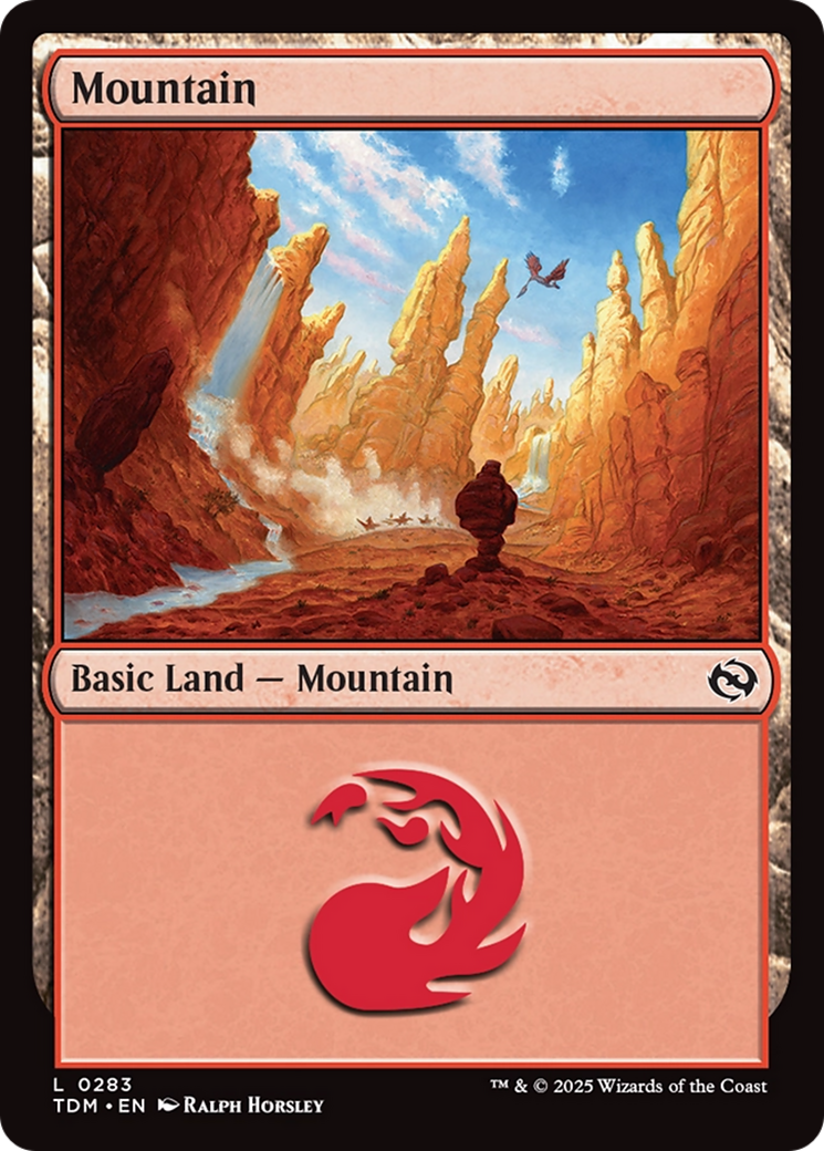 Mountain (0283) (TDM-283) - Tarkir: Dragonstorm