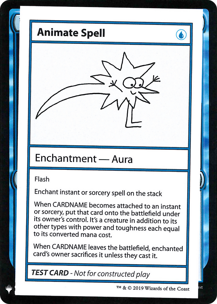 Animate Spell (CMB1-) - Mystery Booster Playtest Cards 2019