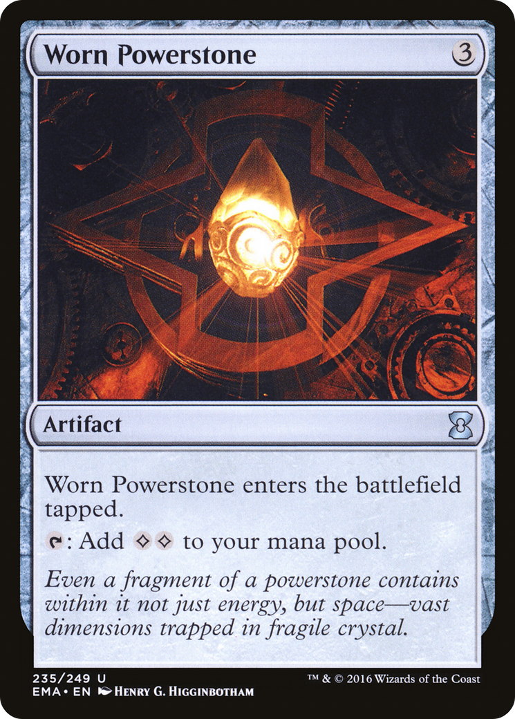 Worn Powerstone (EMA-235) - Eternal Masters Foil